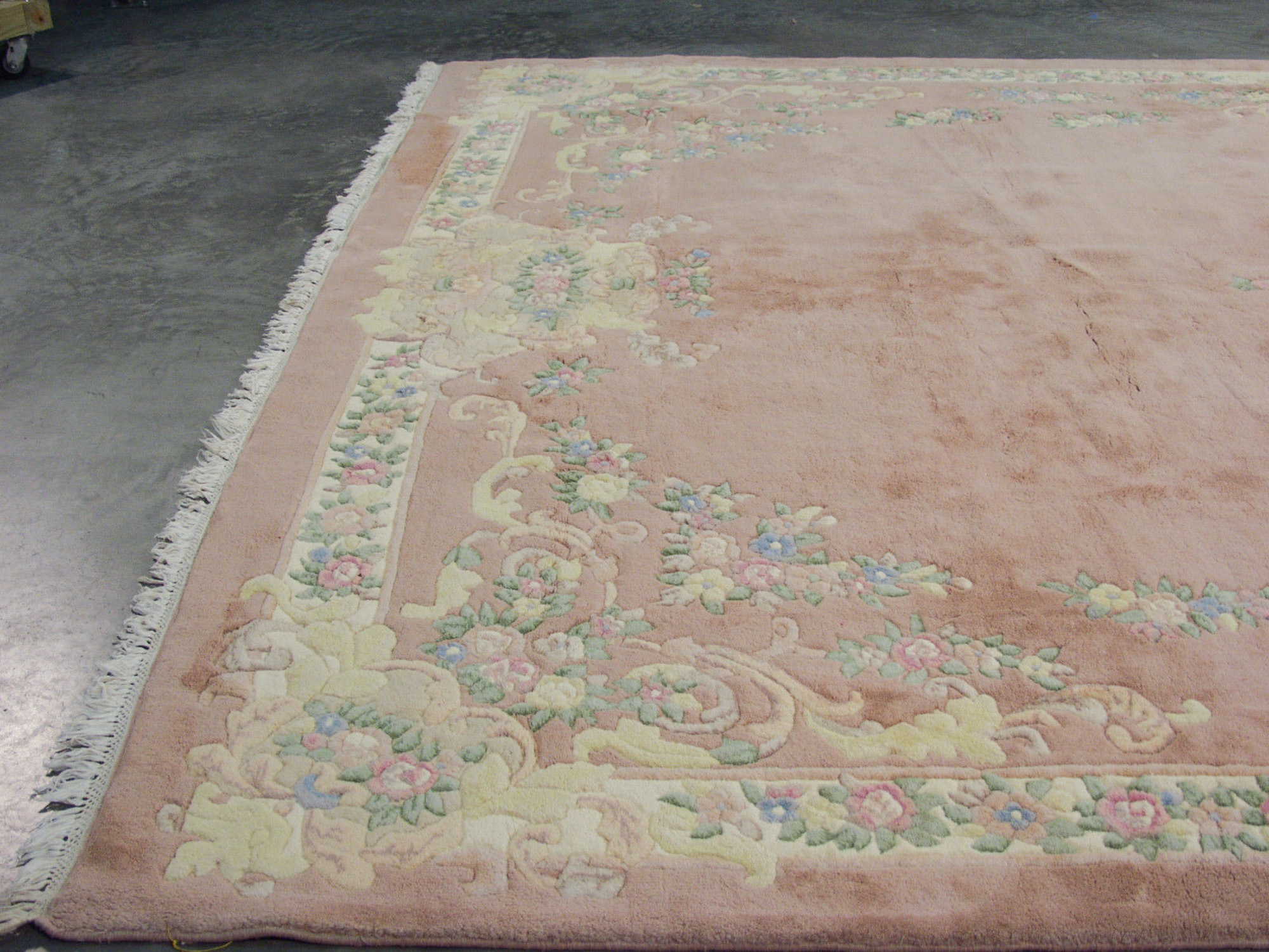 RRA 12x20 Aubusson Pink Rose Huge Rug Carpet Oriental 13353 eBay