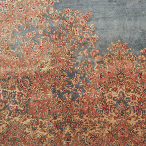 RRA 13x20 Persian Rug Kerman Carpet Light Blue 12170 eBay